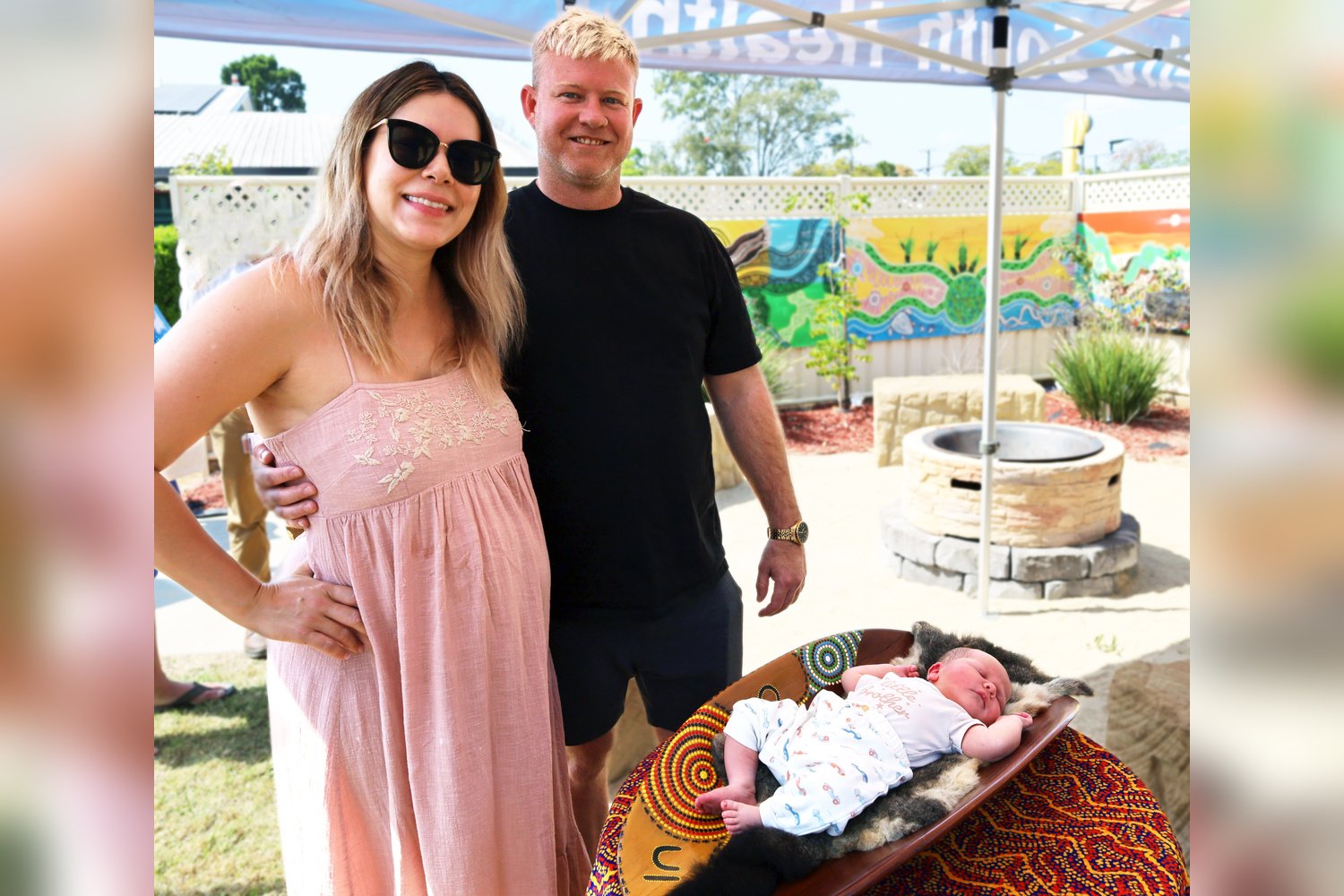 Families gather for Welcome Baby to Country ceremony