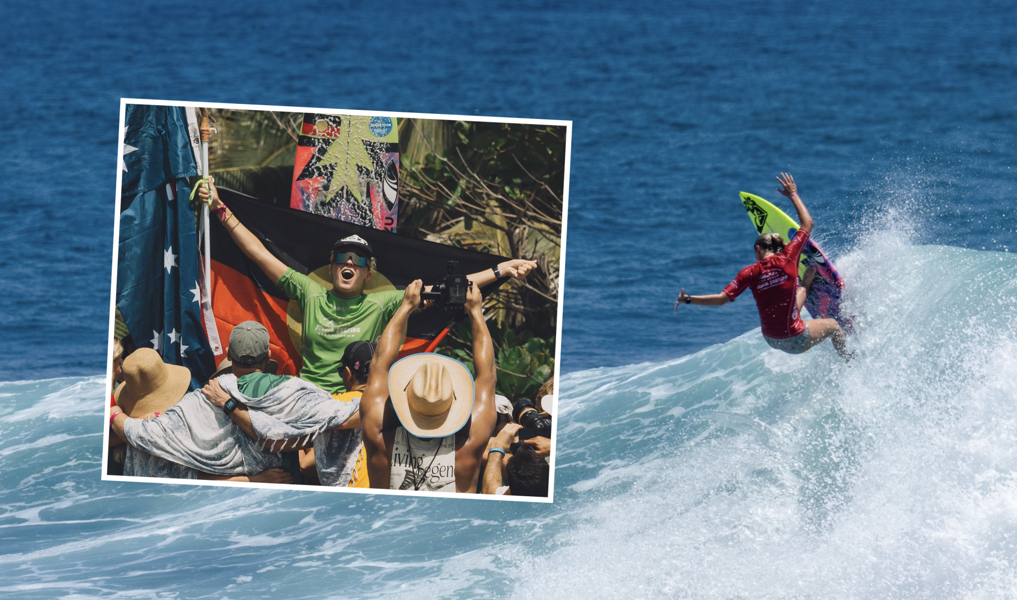 This Indigenous teen just became the youngest ever junior surfing world champion