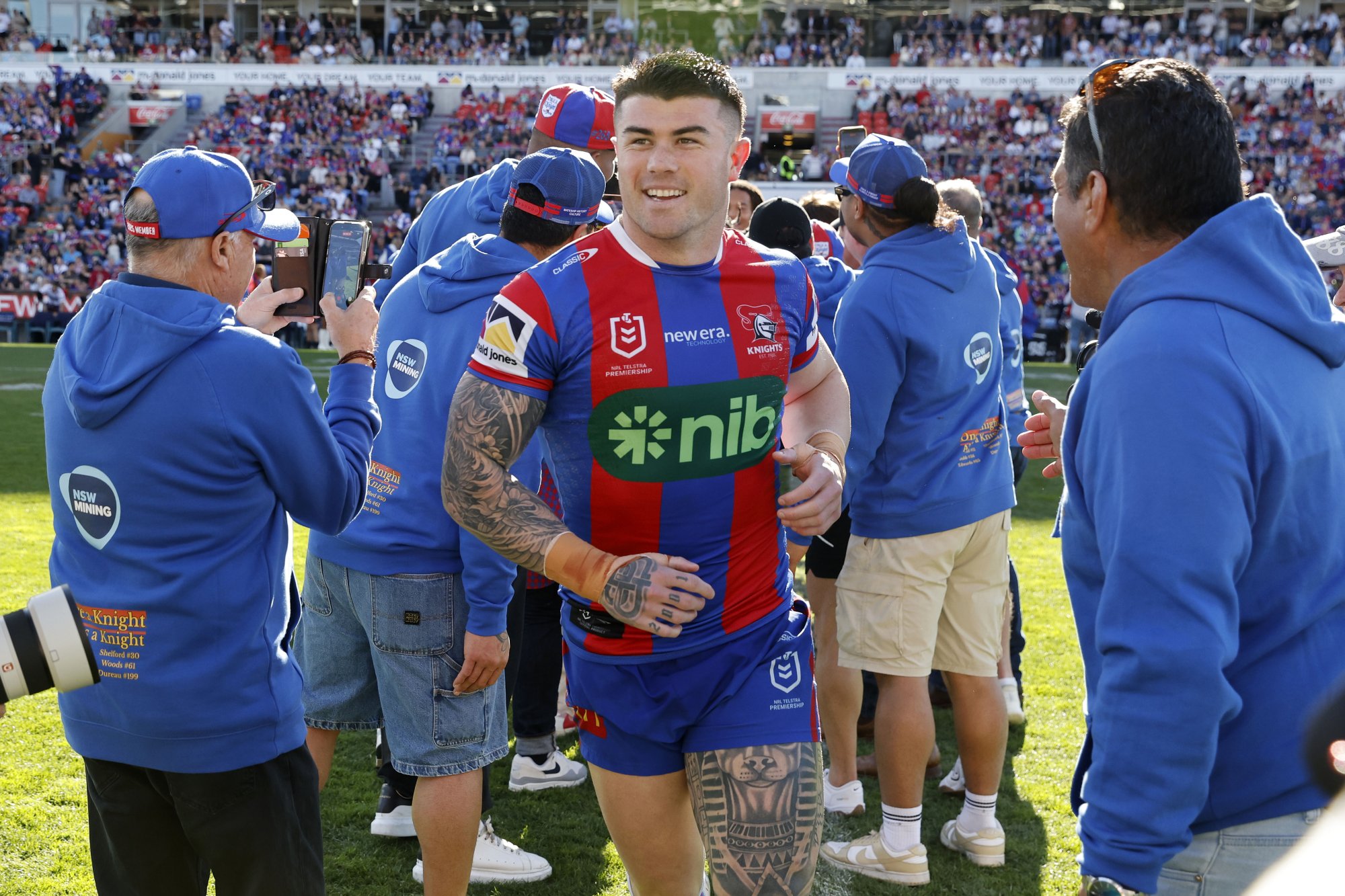 Knights know rivals will try to lure Blues centre away